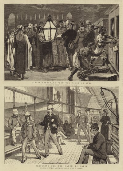 Wojna afgańska autorstwa John Charles Dollman
